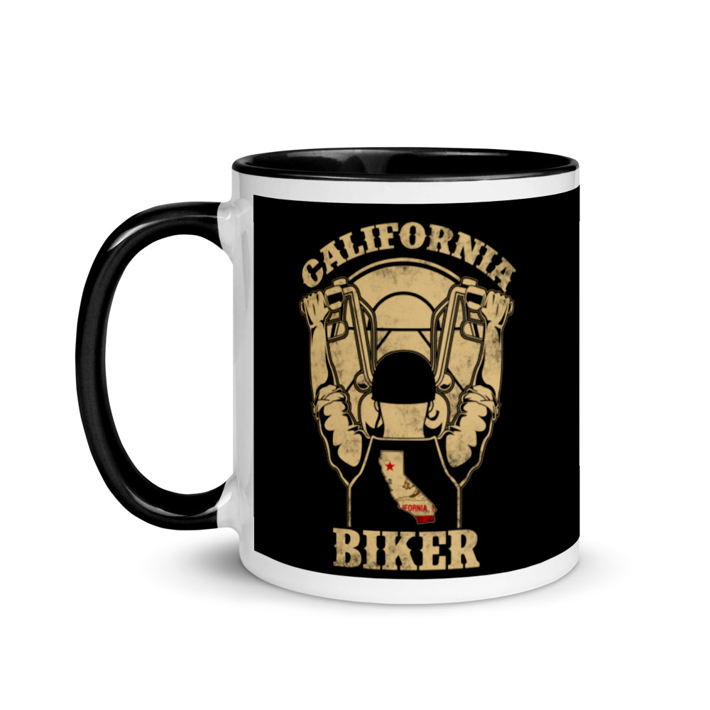Mug with Color Inside California Biker