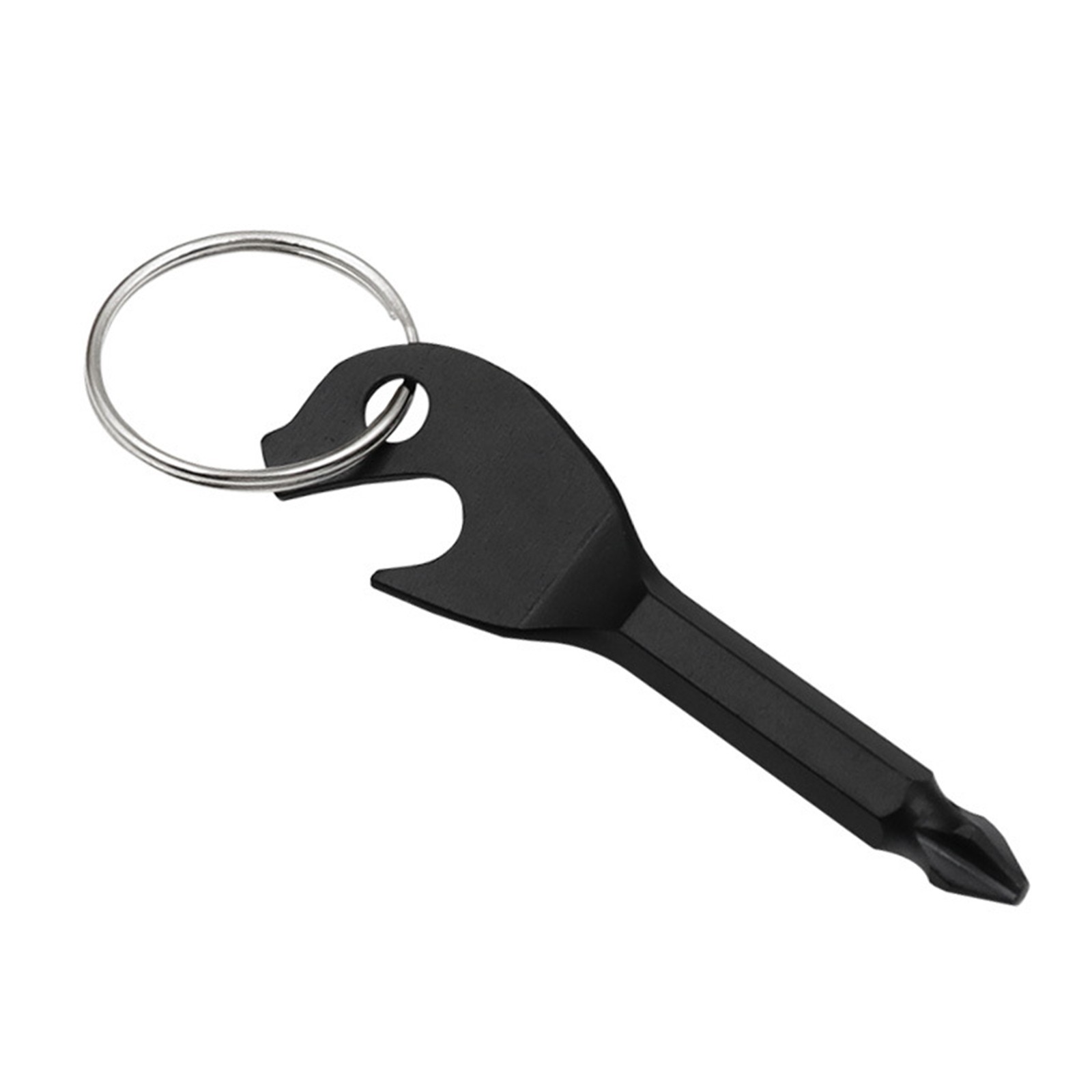 Practical Multifunction Screwdriver and Bottle Opener Keychain Repair Tool