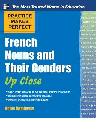 Practice Makes Perfect French Nouns - Paperback, by Heminway Annie - Very Good h
