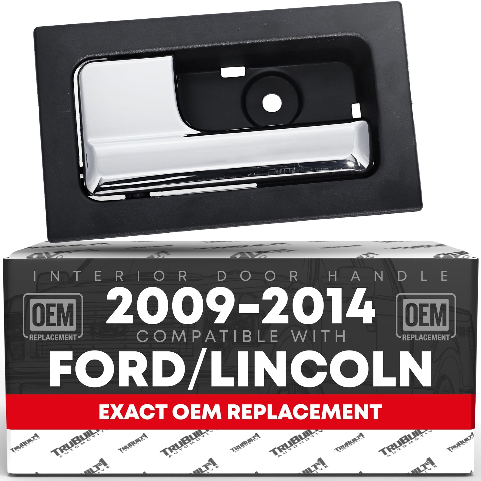 T1A Interior Front & Rear Driver Door Handle - Compatible with 2009-2014 Ford...