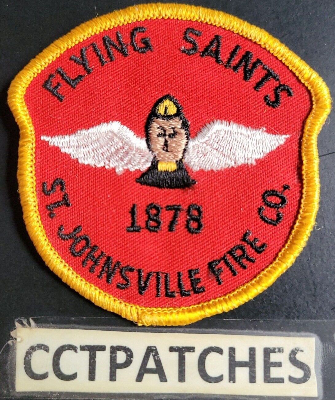 ST JOHNSVILLE, NEW YORK FIRE COMPANY FLYING SAINTS PATCH