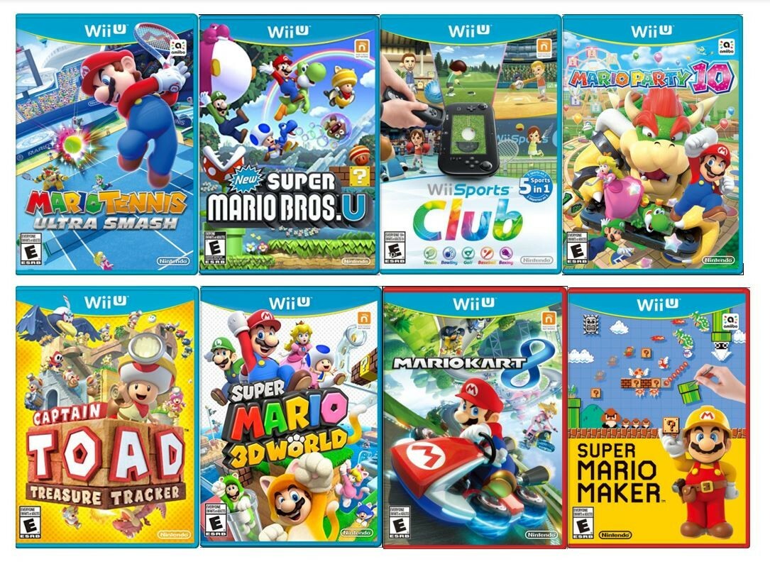 Nintendo Wii U 32GB Black Console Deluxe Set Bundle - BEST AVAILABLE!!