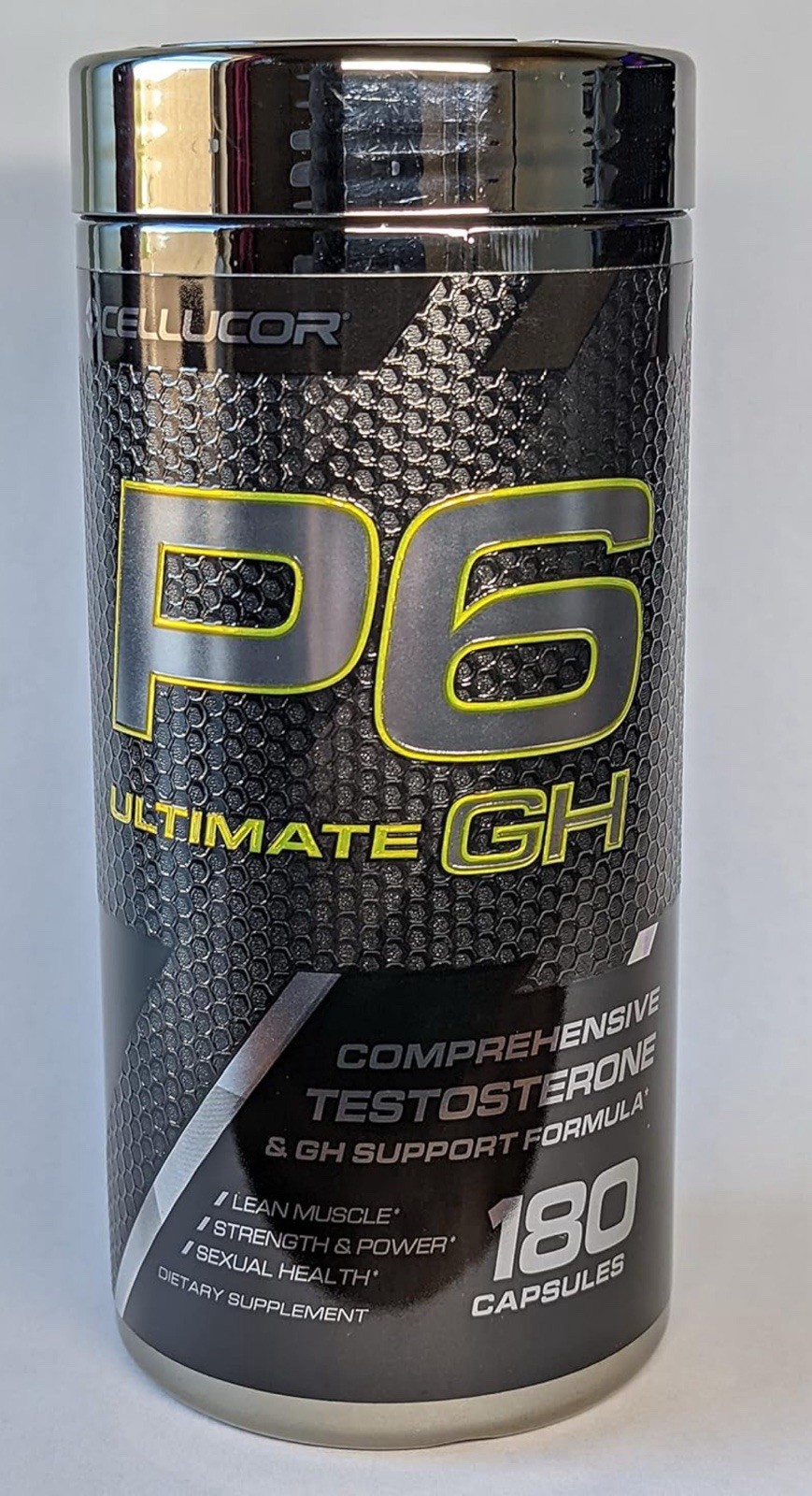P6 Ultimate GH Test Booster for Men, Growth Hormone Support Pills for Protein
