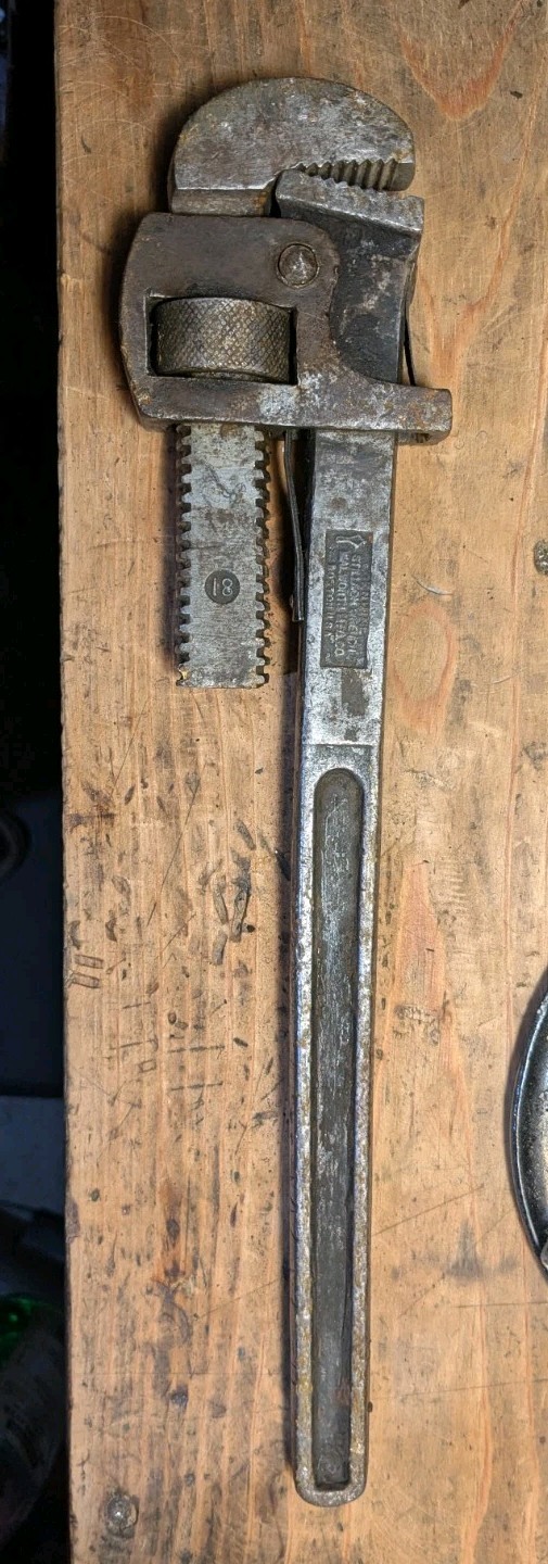 Vintage Stillworth #18 16" Pipe Wrench