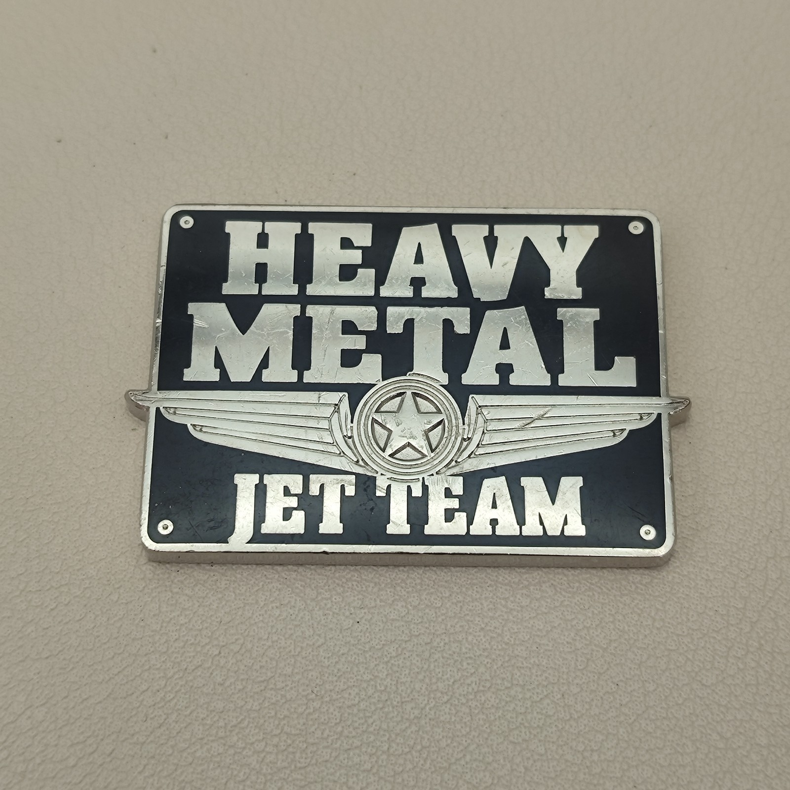 Heavy Metal Jet Team Challenge Coin