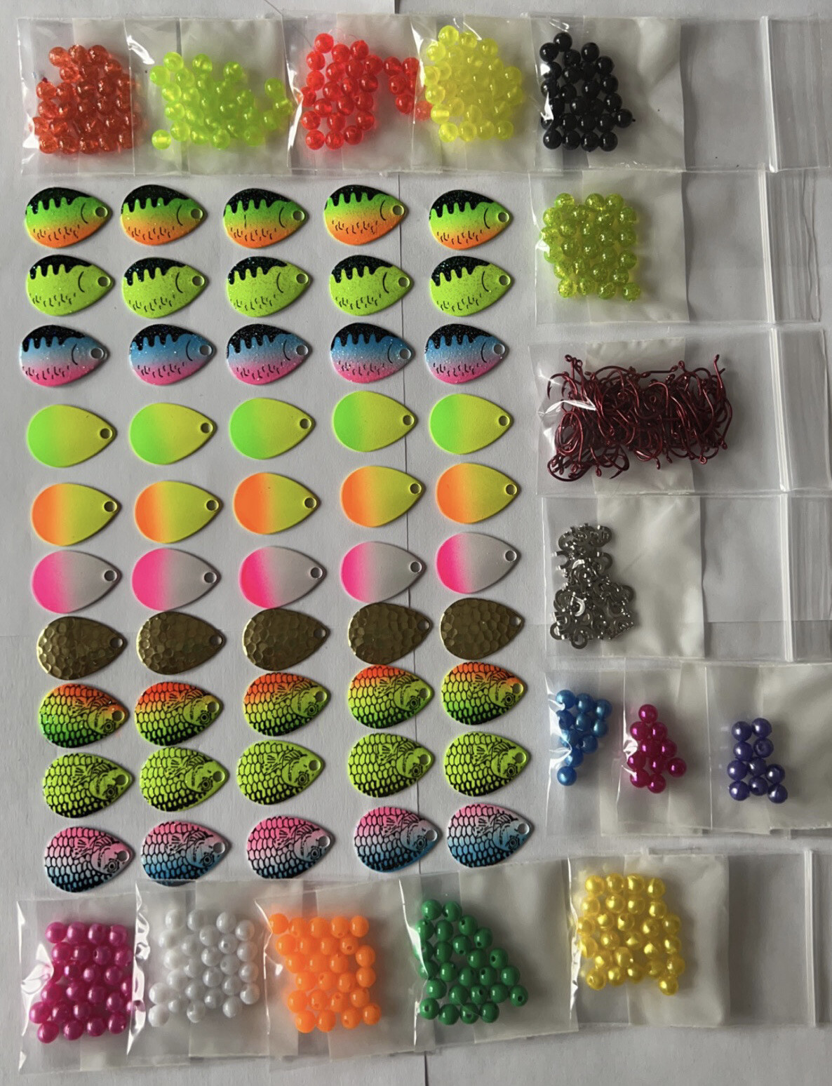 SUZIES SPINNERS 505 piece Size 3 Colorado Spinner Blade Kit