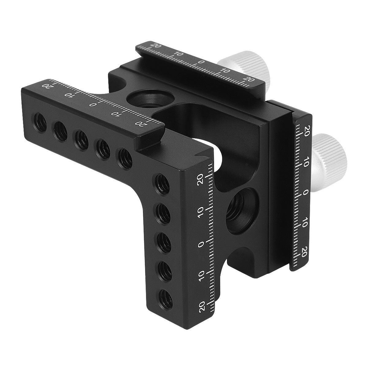 Right Angle Clamp Double Quick Release L Clamp w 1/4 Screw Thread for Arca Plate