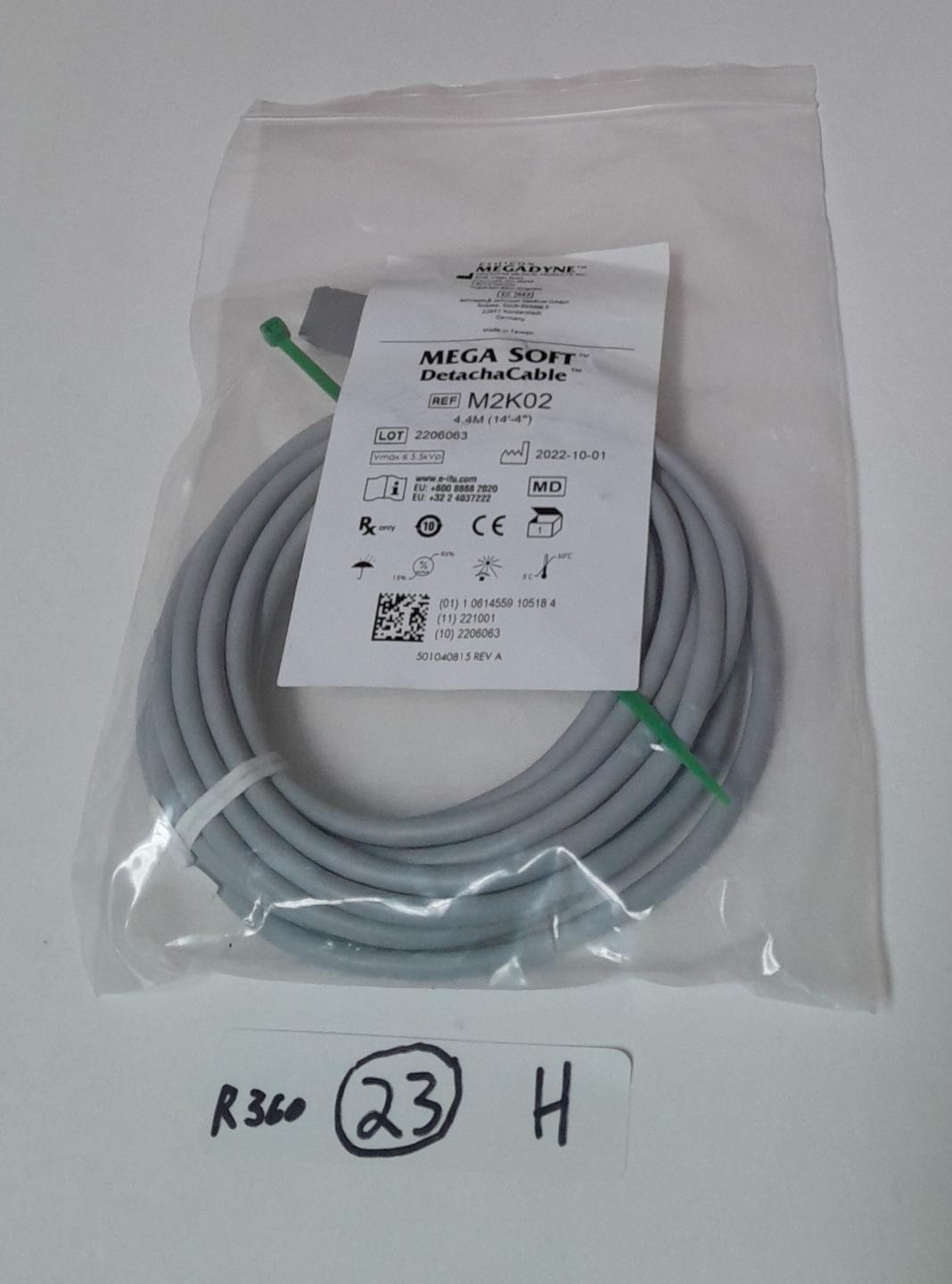 NEW MEGADYNE MEGA SOFT M2K02 DETACHACABLE 501040815 REV A ! R360 H