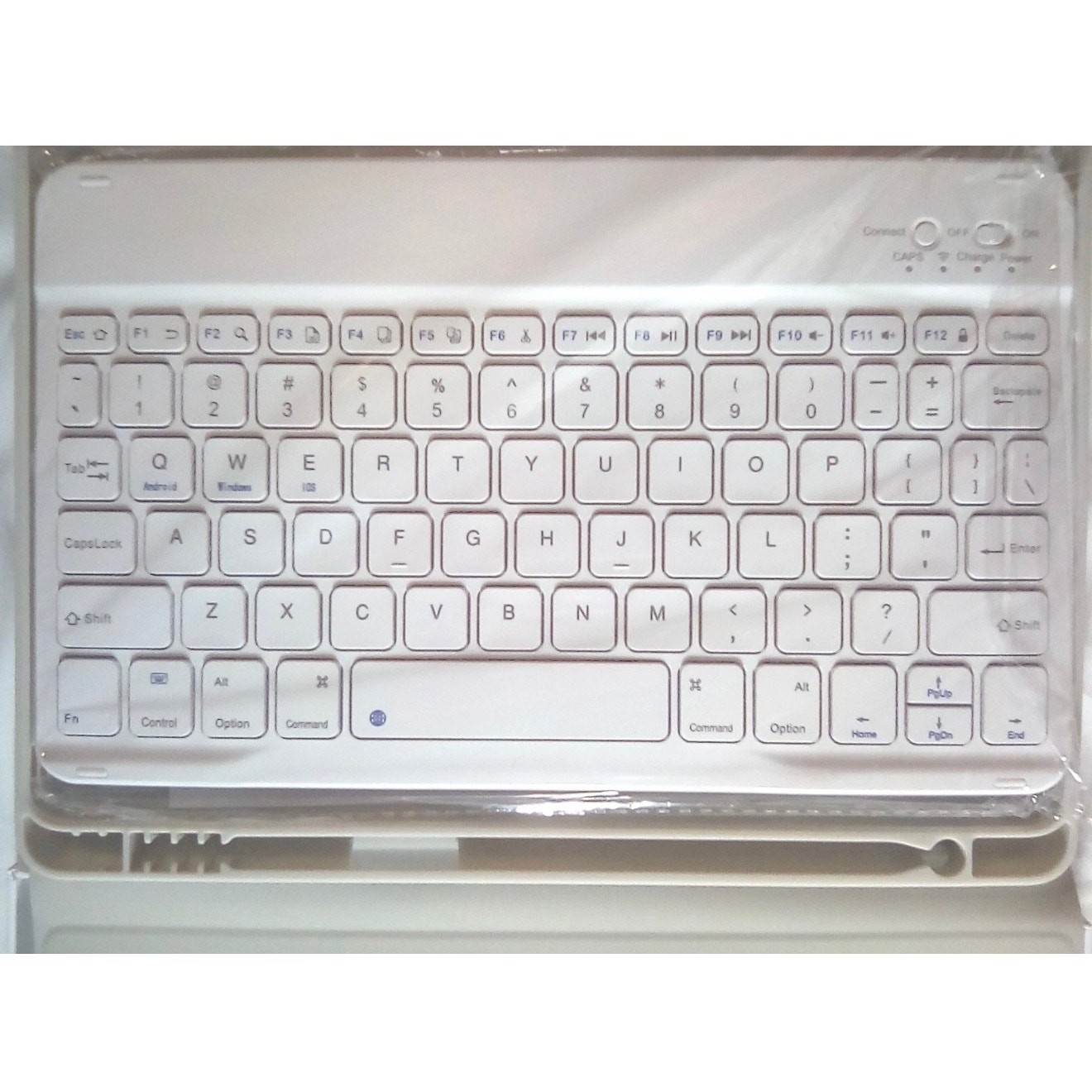 Bluetooth Wireless Keyboard Case For iPad 10.2", 7/8/9 Generation, Gray, NWT