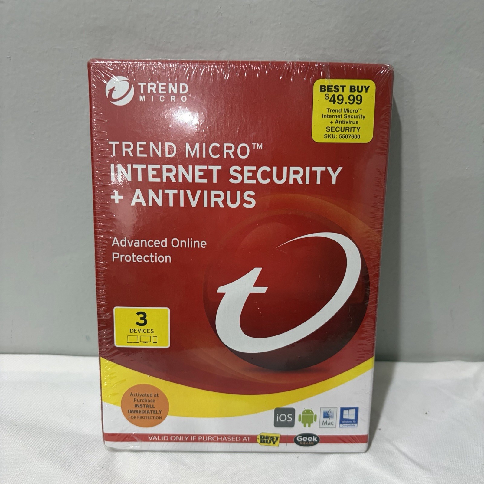 Trend Micro Internet Security + Antivirus Can Be Used On 3 Devices