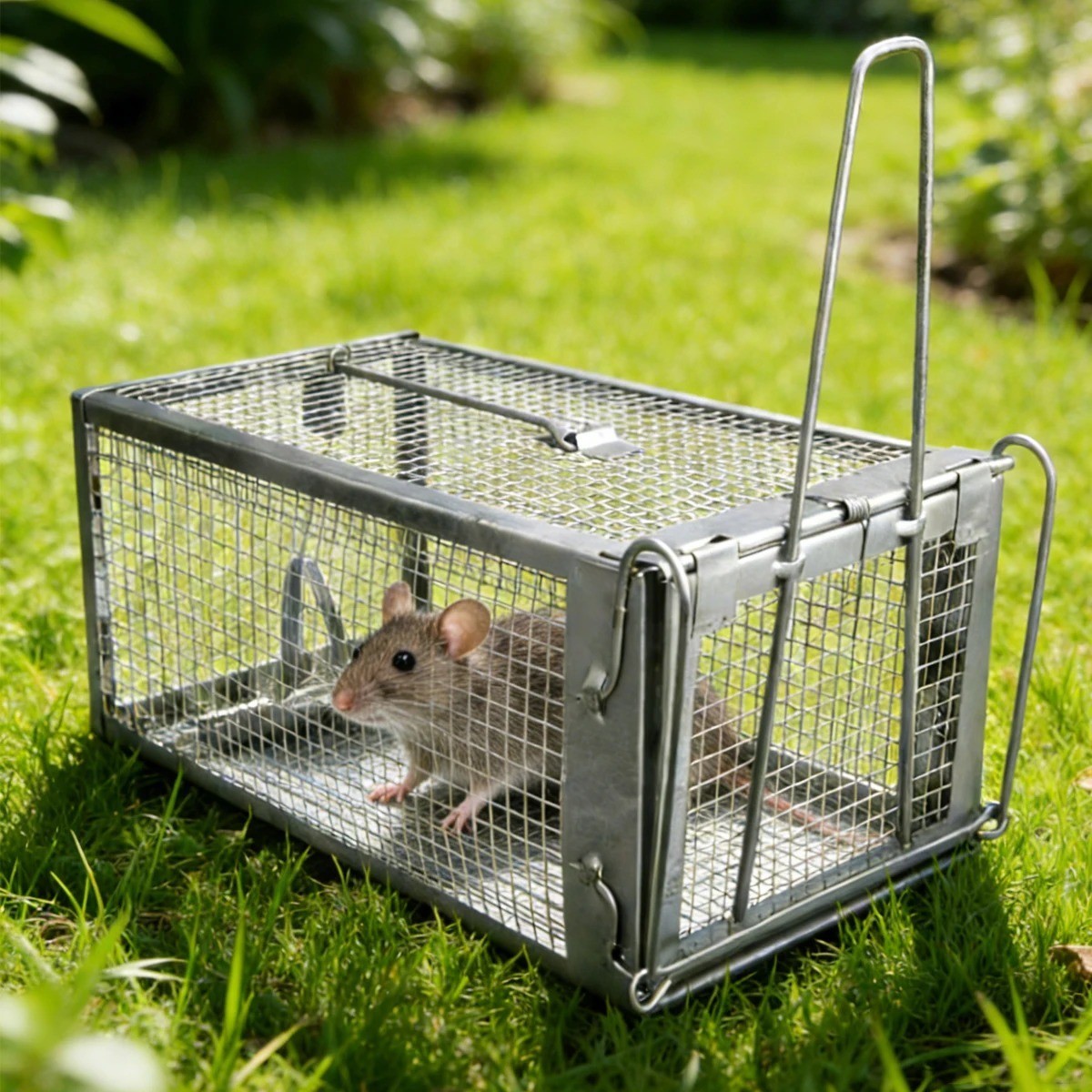 USA Mouse Trap Rat Trap Rodent Trap Live Catch Cage, Easy to Set Up and Reuse