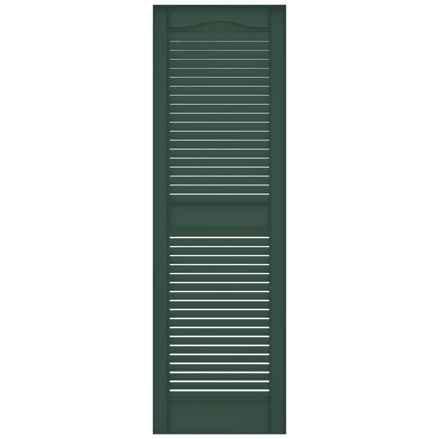 Ekena Millwork Lifetime Vinyl LL1S14X06000FG Standard Cathedral Top Center Mu...