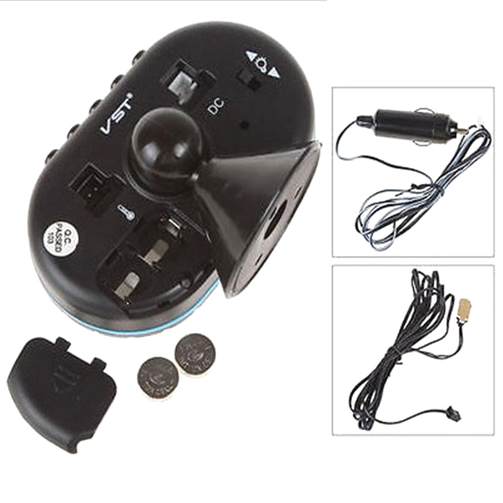 Car Digital Automobile Lighted Auto Dual O4I8