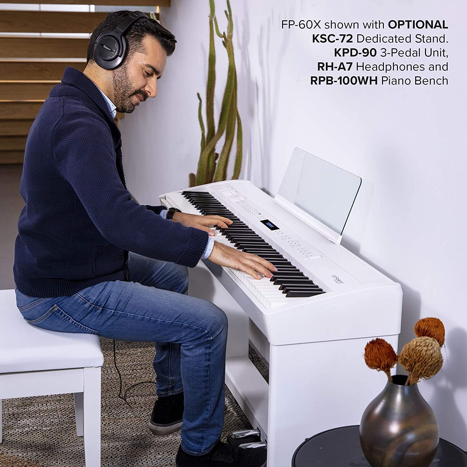 Roland FP-60X Digital Piano - Black