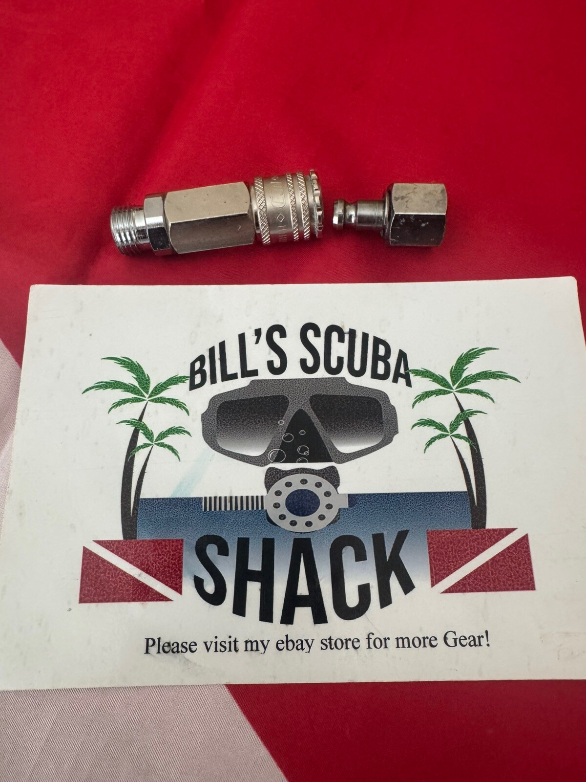 SCUBA REGULATOR SECOND STAGE QUICK RELEASE ATTACHMENT WAY COOL!