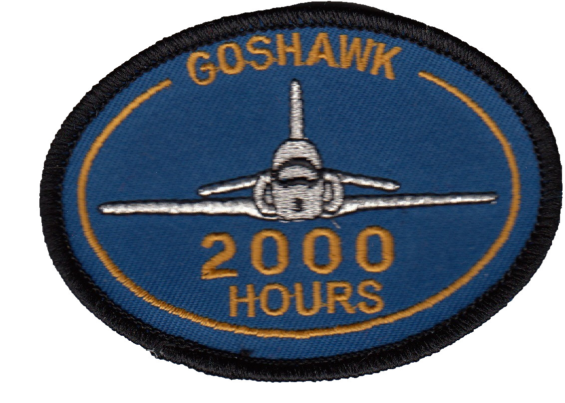 VT-9 TIGERS GOSHAWK 2000 HOURS SHOULDER PATCH