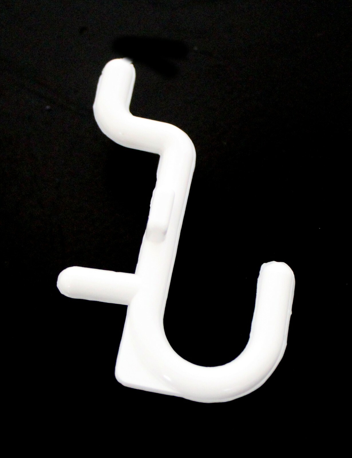 Plastic White J Hook Peg Board Hook Kit Tool Storage Craft Hooks Pick A Pack