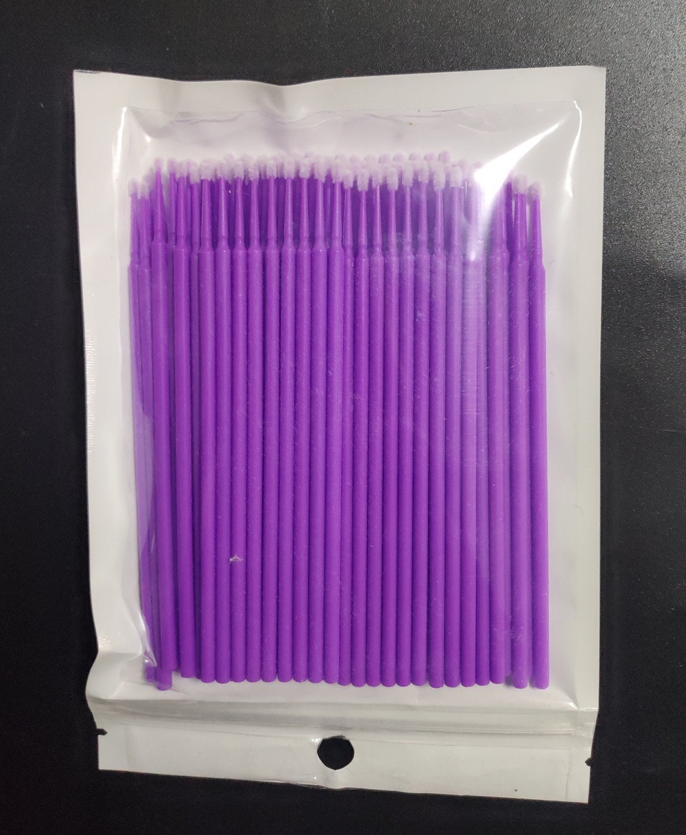 100Pcs Dental Microbrush Disposable Applicators Tips Micro Brush Cleaning