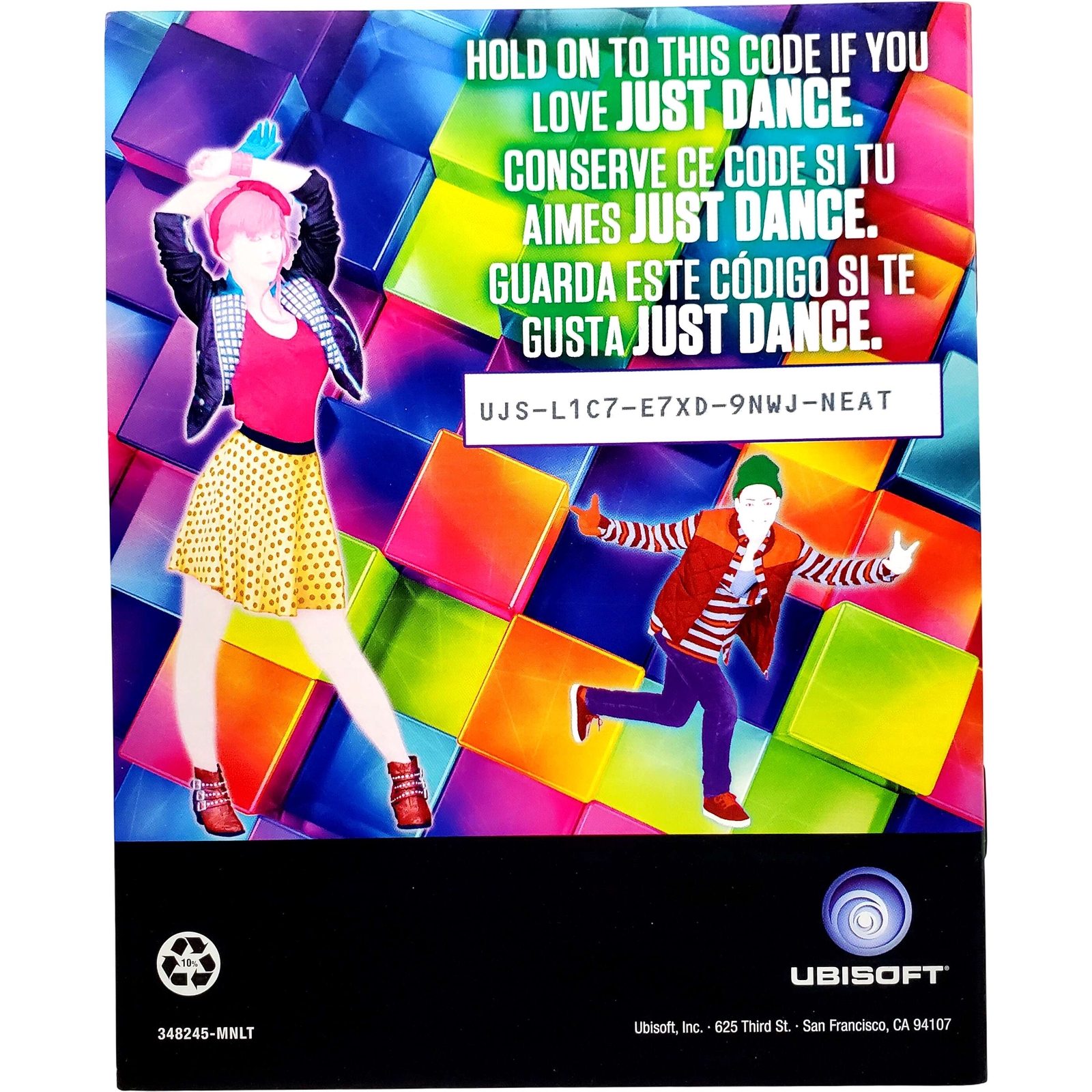 (Manual Only) Just Dance 2014 - Sony Playstation 3 Excellent Tested Original