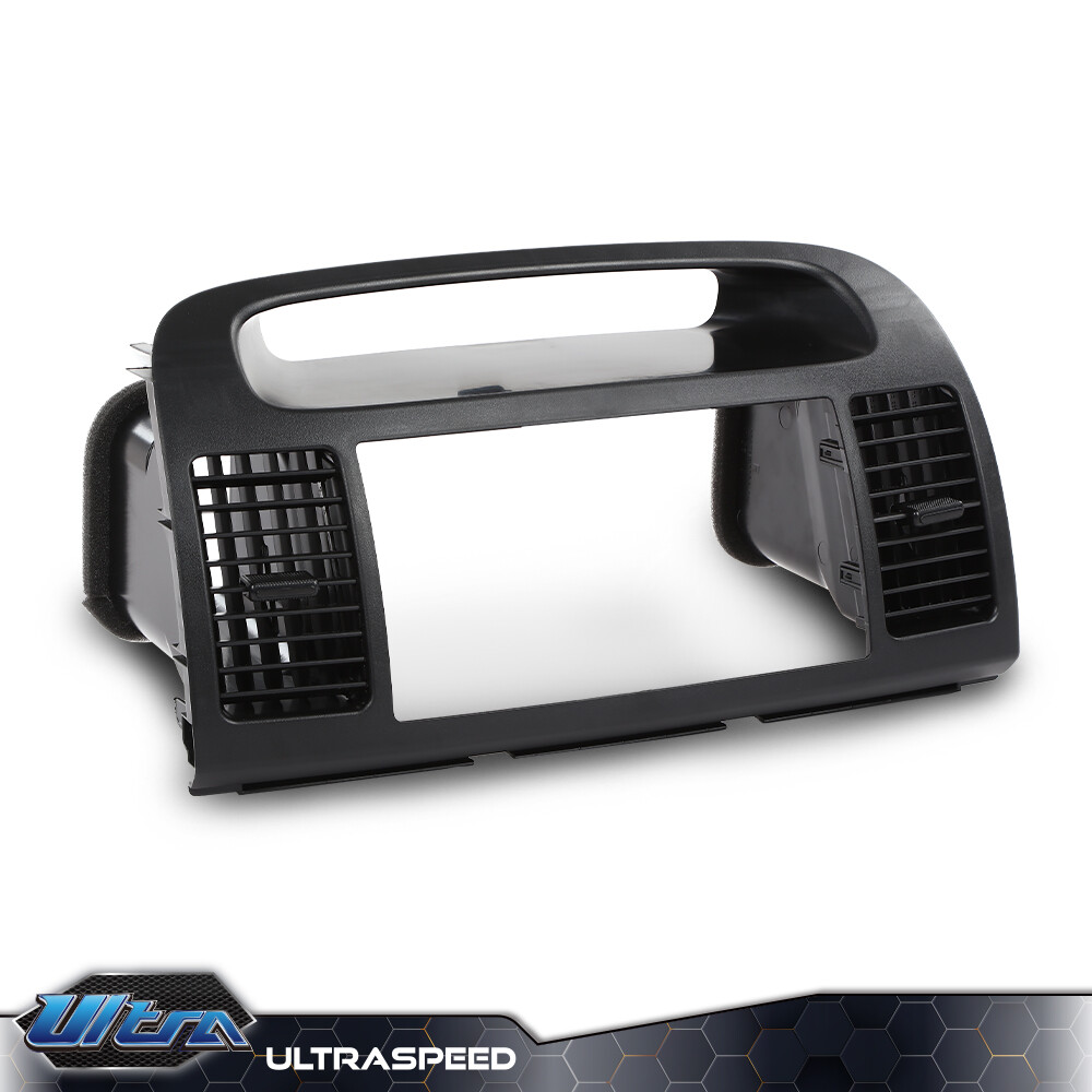 Fit For 02-06 Toyota Camry Dash Radio Bezel Center Air Vents Clock Trim Black