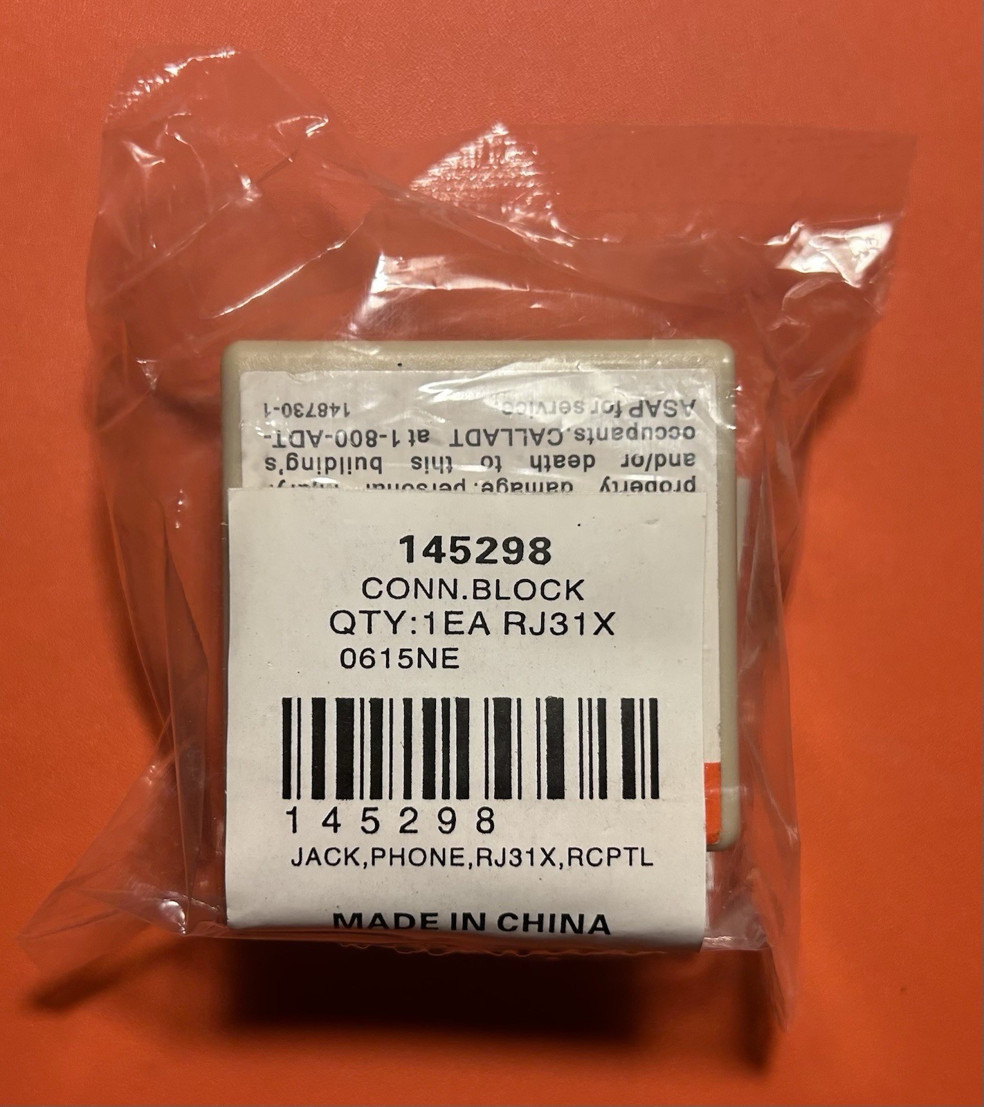 LOT OF 10, 145298, JACK, PHONE, RJ31X , RCPTL, BRAND NEW