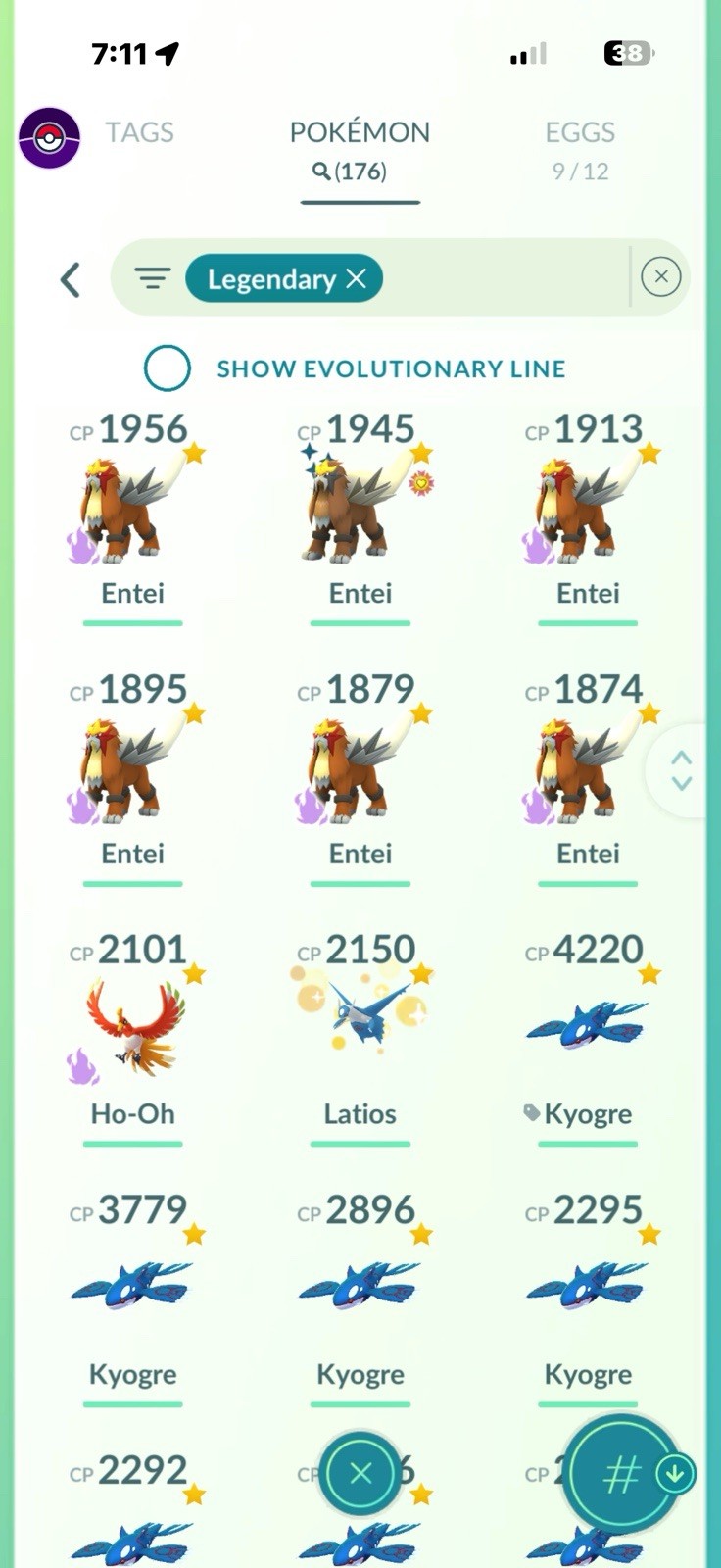 Pokémon GO Level 72 Game Account Legendary Shiny Pokémon ID DayWalker5150