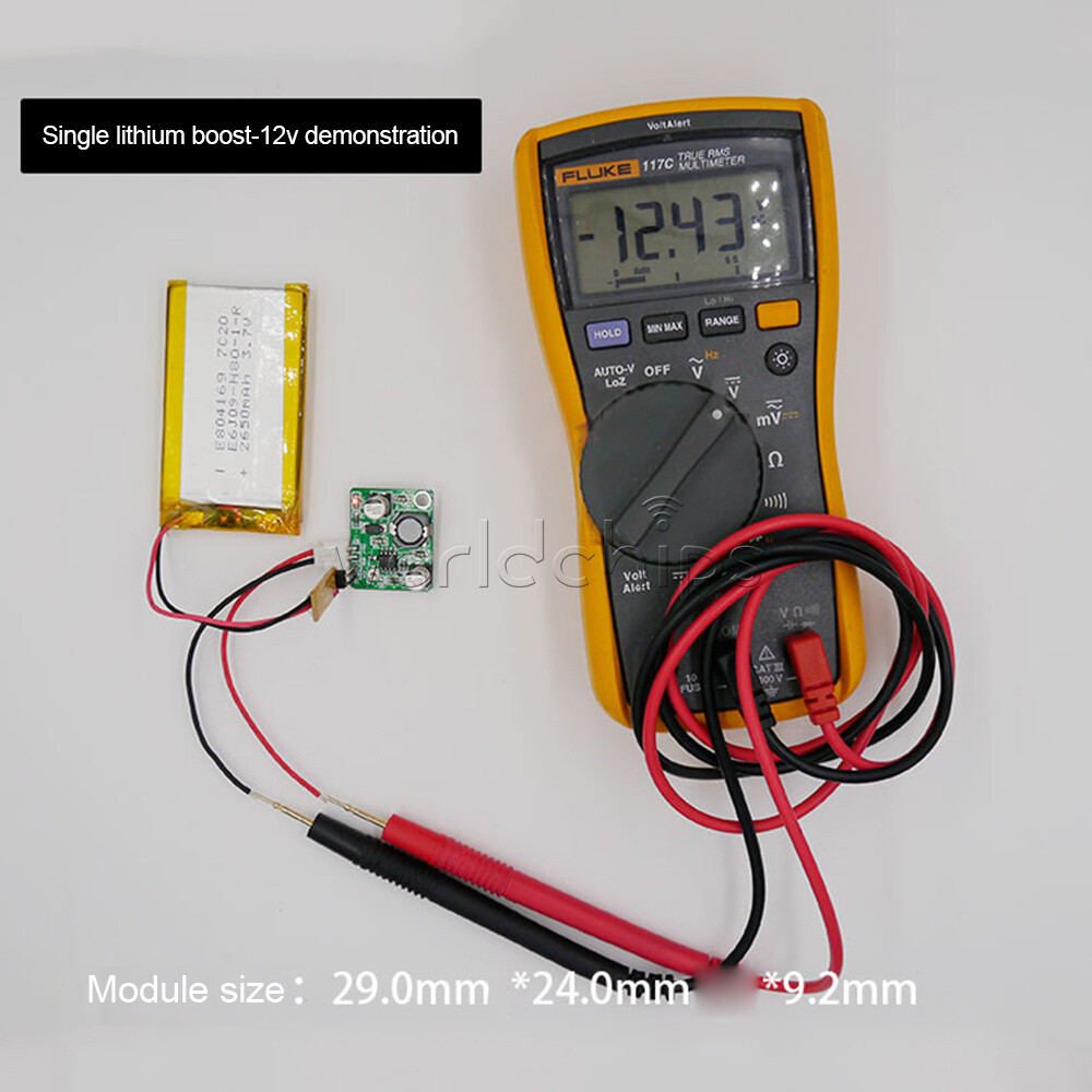 DC-DC Negative Voltage Conversion Module 3~15V to 1.25~15V Adjustable 300mA