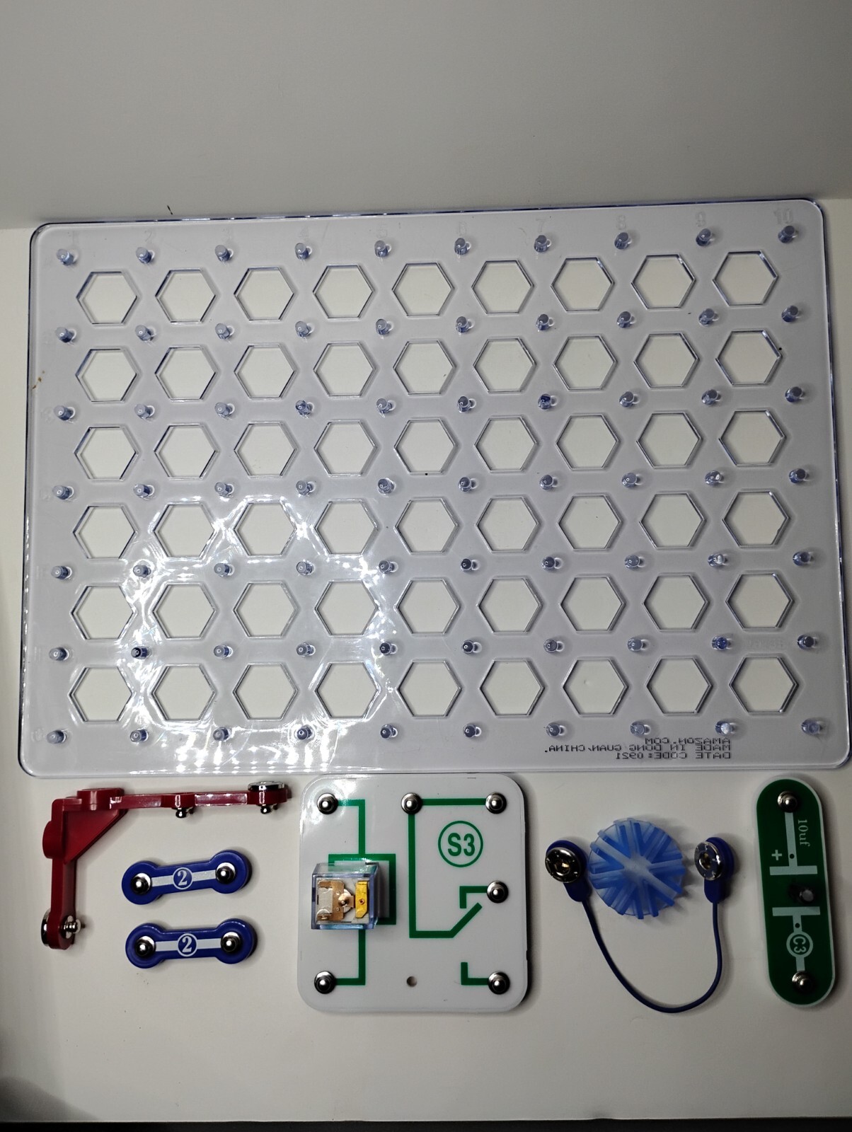 Lot of 8 Elenco Snap Circuits parts