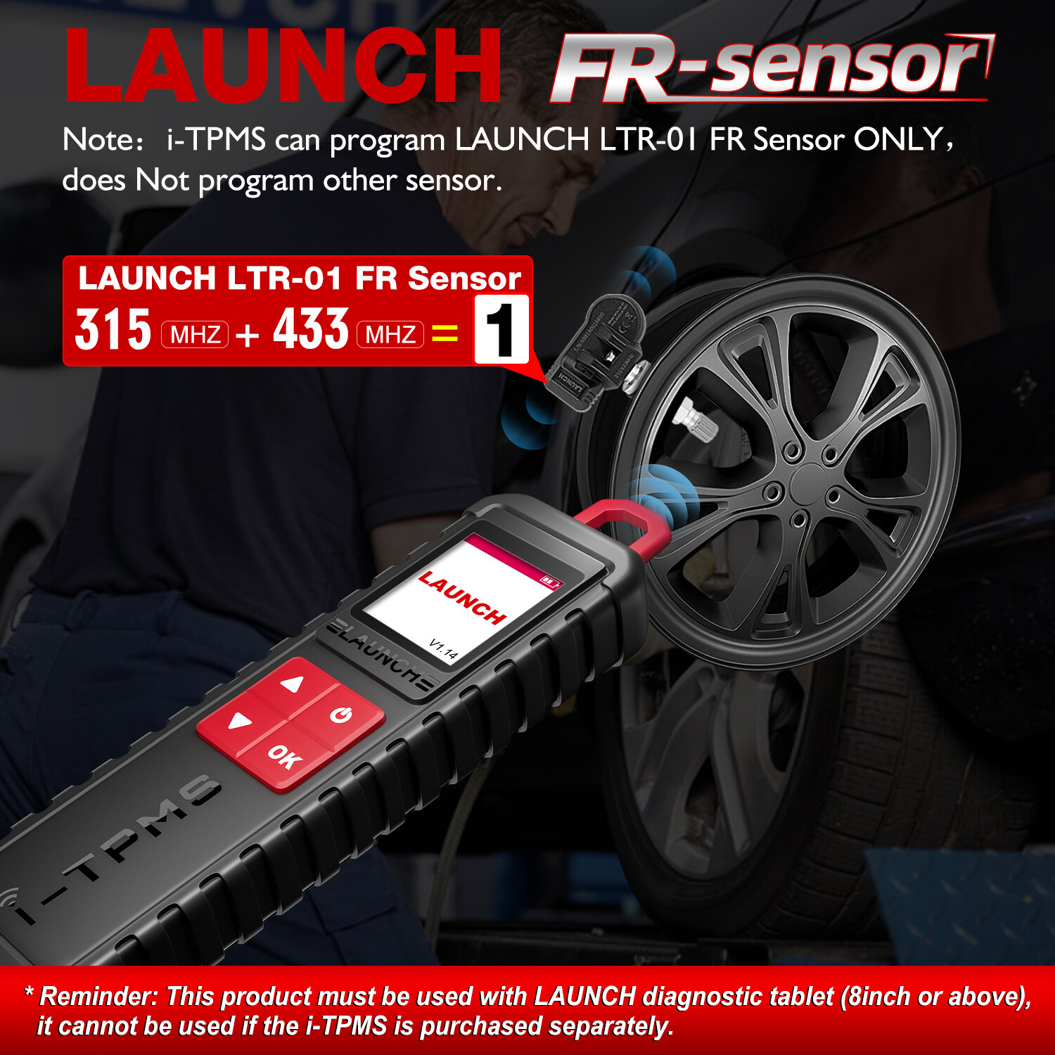 Launch X-431 i-TPMS TPMS Tire Pressure Detector Car Programmer TPMS Sensor Tool