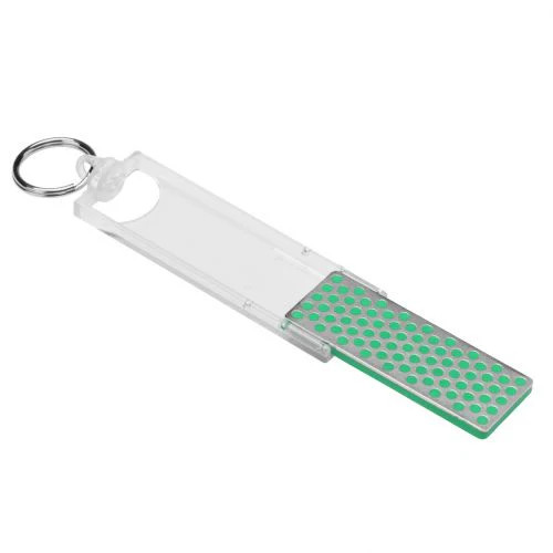 DMT F70E Mini Sharp Portable Folding Knife Sharpener Keychain Keyring Extra Fine