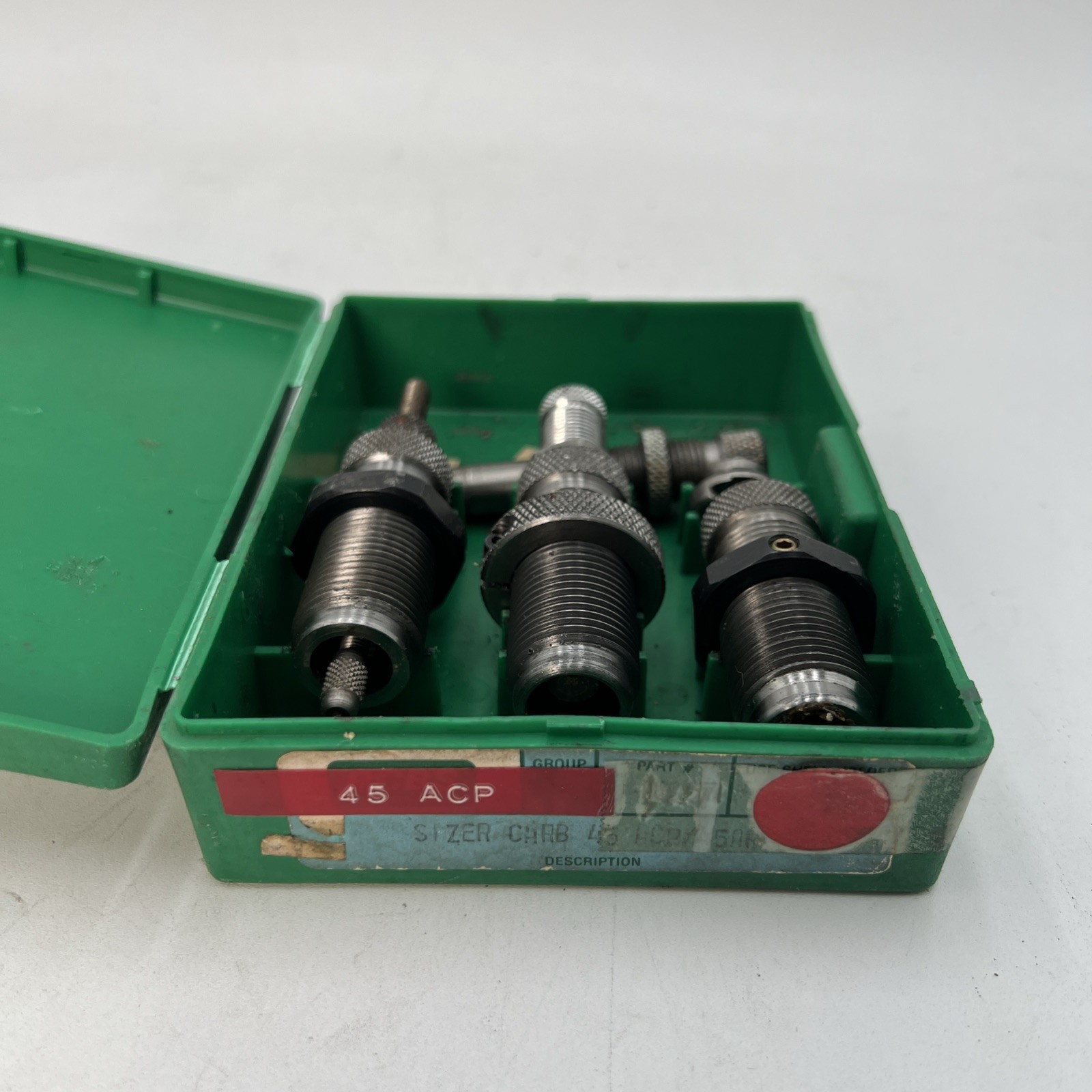 RCBS .45 ACP Reloading 2 DieSet w/extra decap die Plus Extras