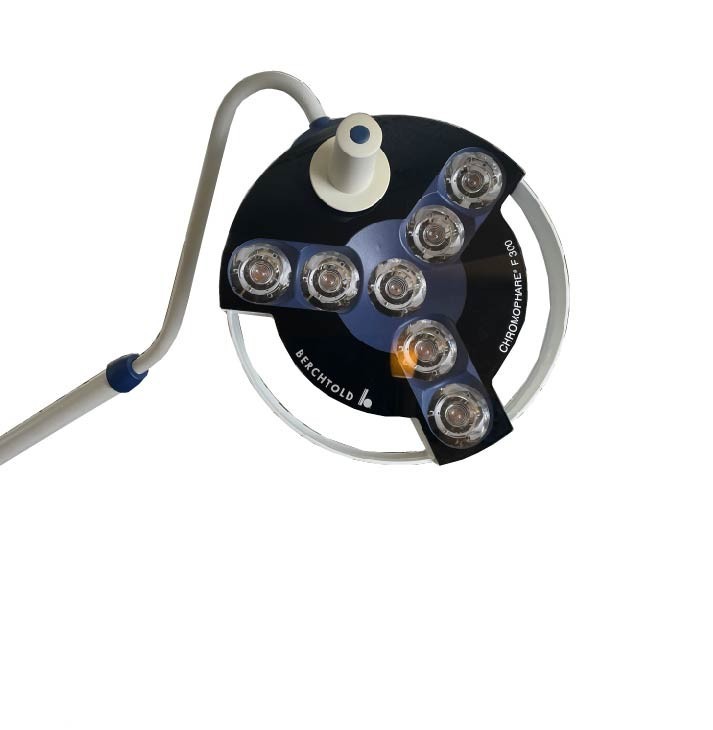 Stryker Berchtold Chromophare F300 LED Exam Light Mobile Surgical Light w/ Stand