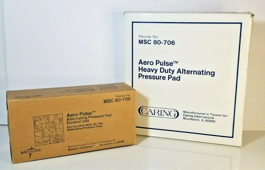 Medline Aero Pulse Alternating Pressure Pad & Control Unit Prevent Bed Sores