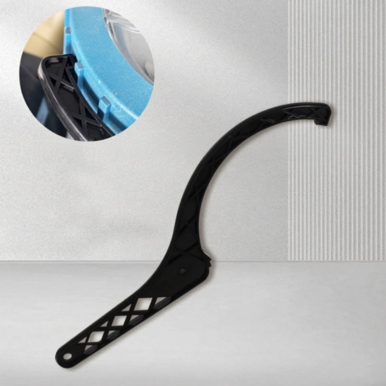 Pool Pump Wrench Lightweight Wrench with Curved Handle Hooked for Technicians