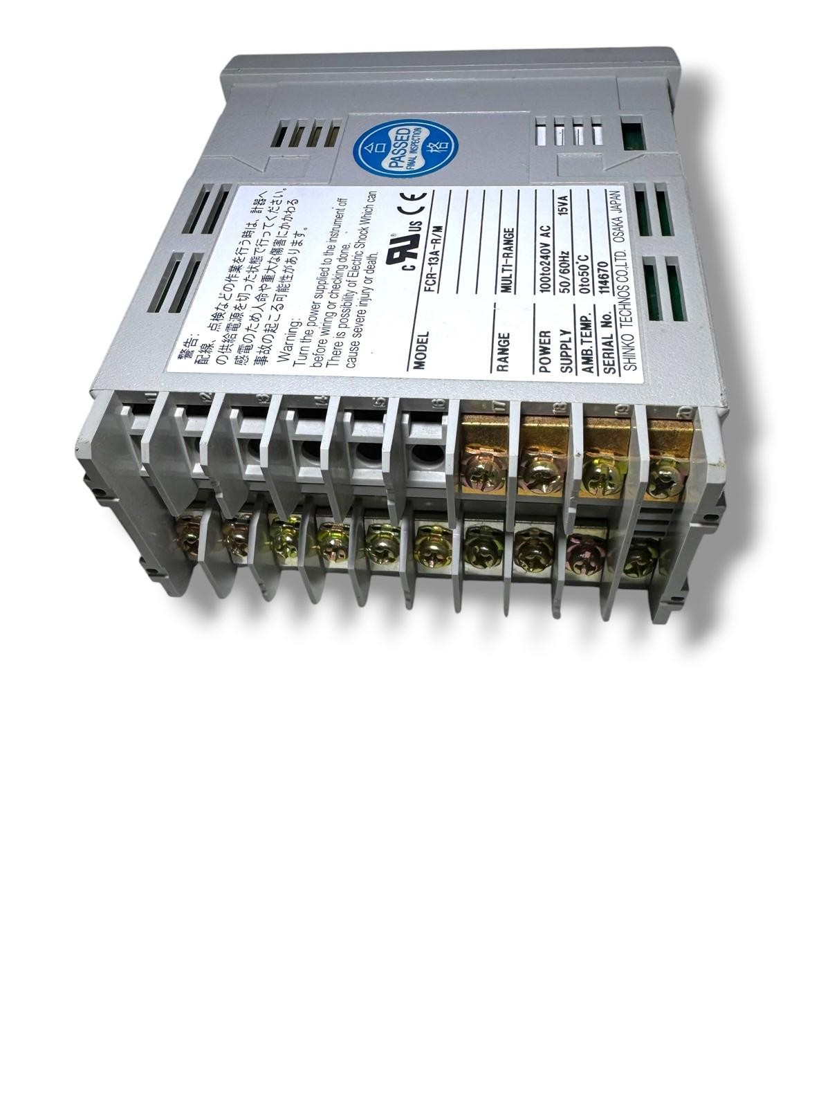 🟢 Temperature Controller Shinko FCR-13A-R/M MULTI RANGE