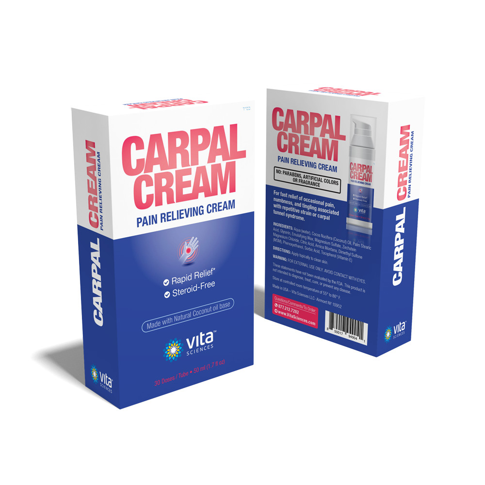 Carpal Cream Carpal Tunnel Pain Relief