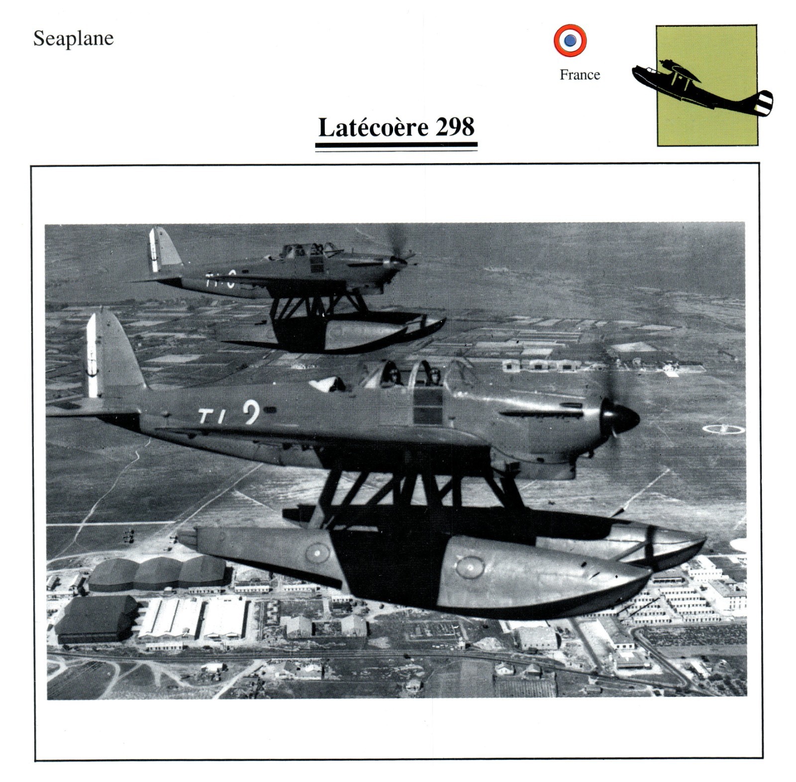Latecoere 298 Edito Service Warplane Air Military Card France