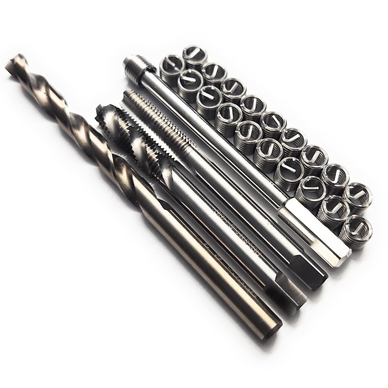 6x1.0 Helicoil Kit Metric SS304 (24pc), Thread Repair KIT, Helicoil Inserts Kit