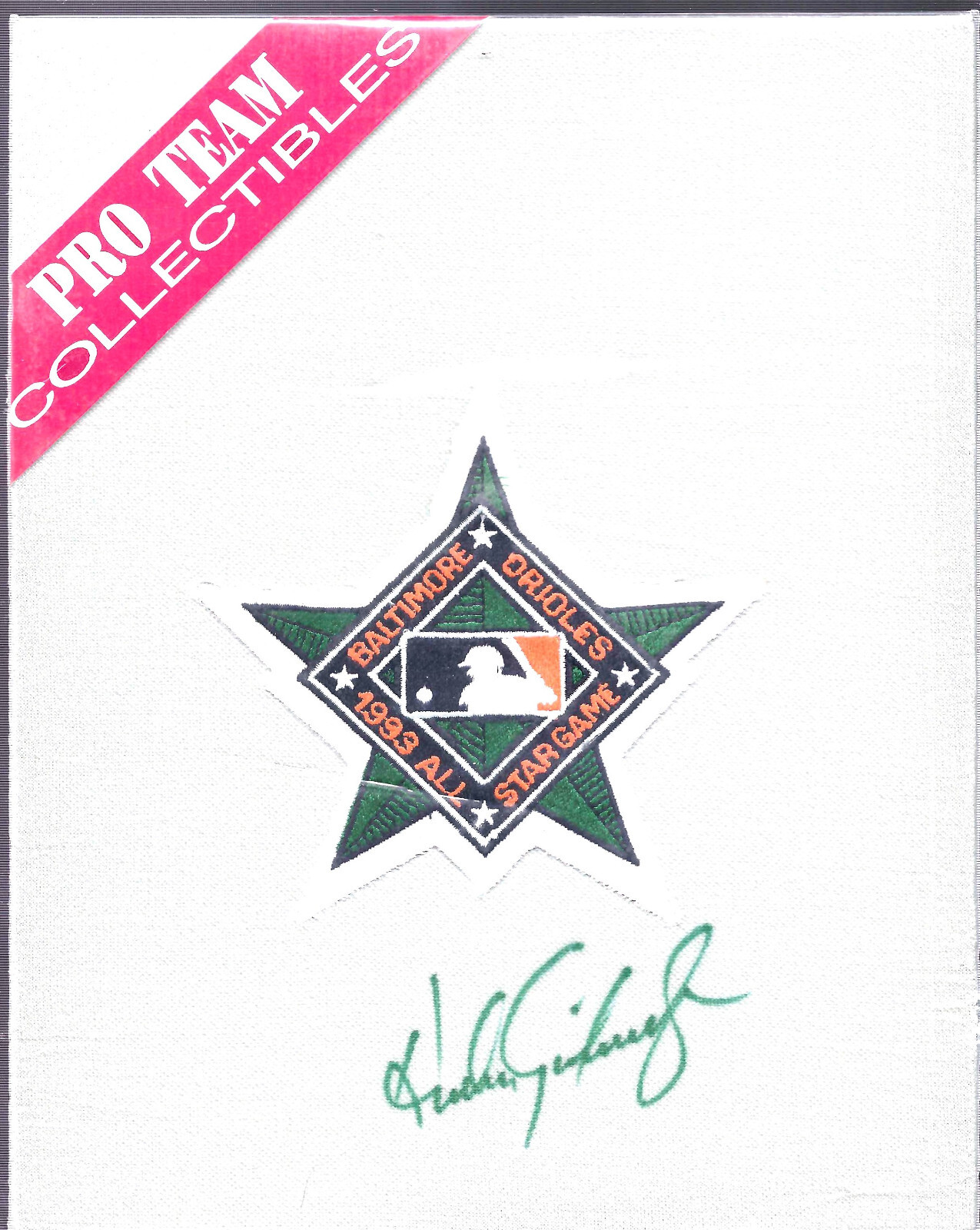 Dante Bichette Vinny Castilla Rockies Autograph 1995 All-Star Game Patch