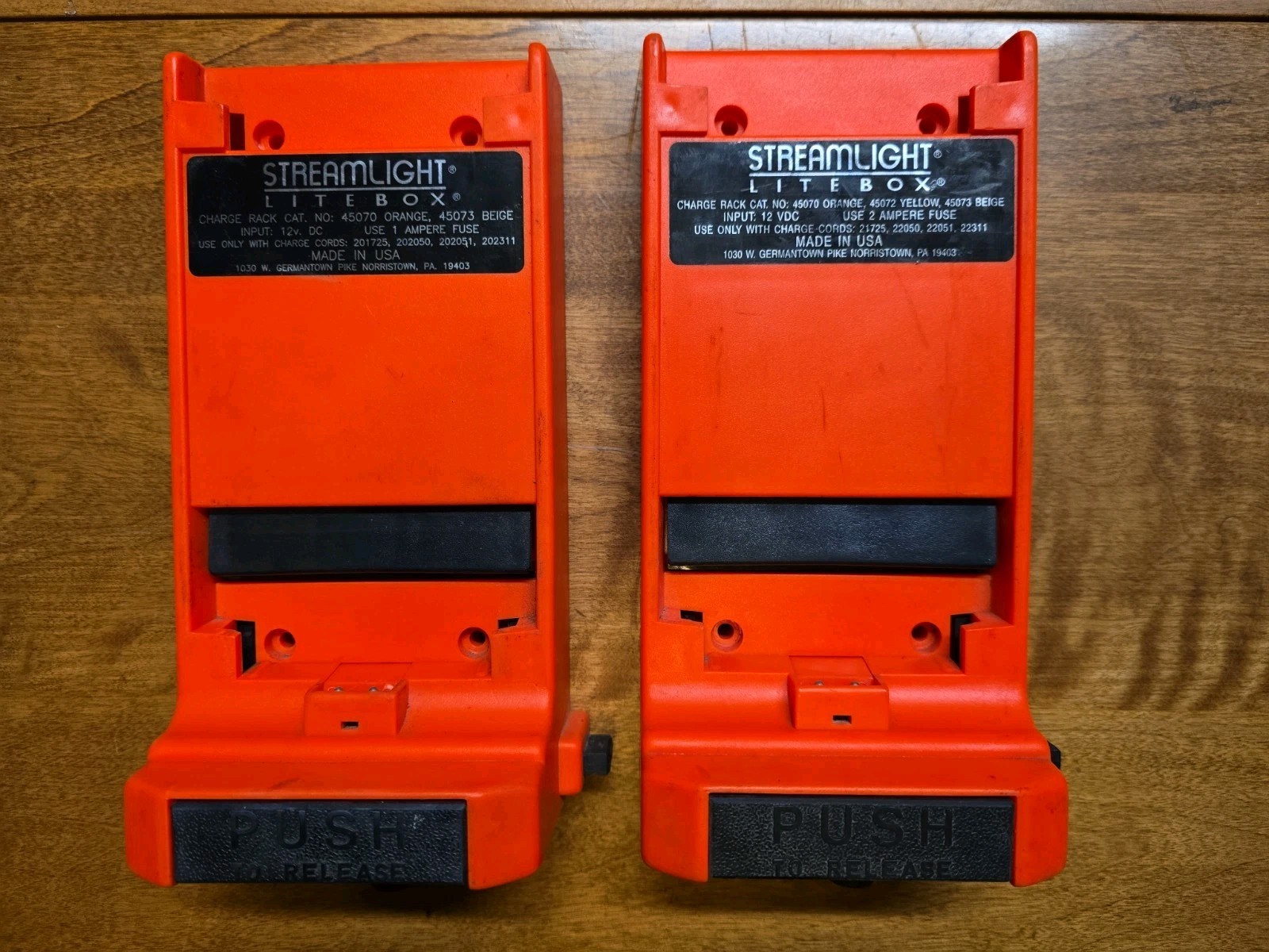 Streamlight Litebox Firefighter Flashlight Charging Bases 45070