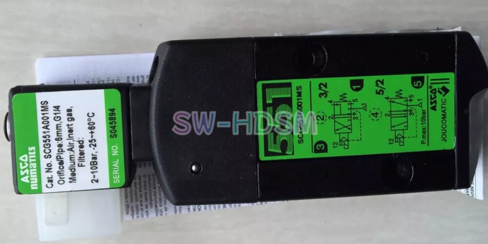 NEW ASCO G551A001MS SCG551A001MS.24/DC Solenoid Valve 2.5W Fast delivery