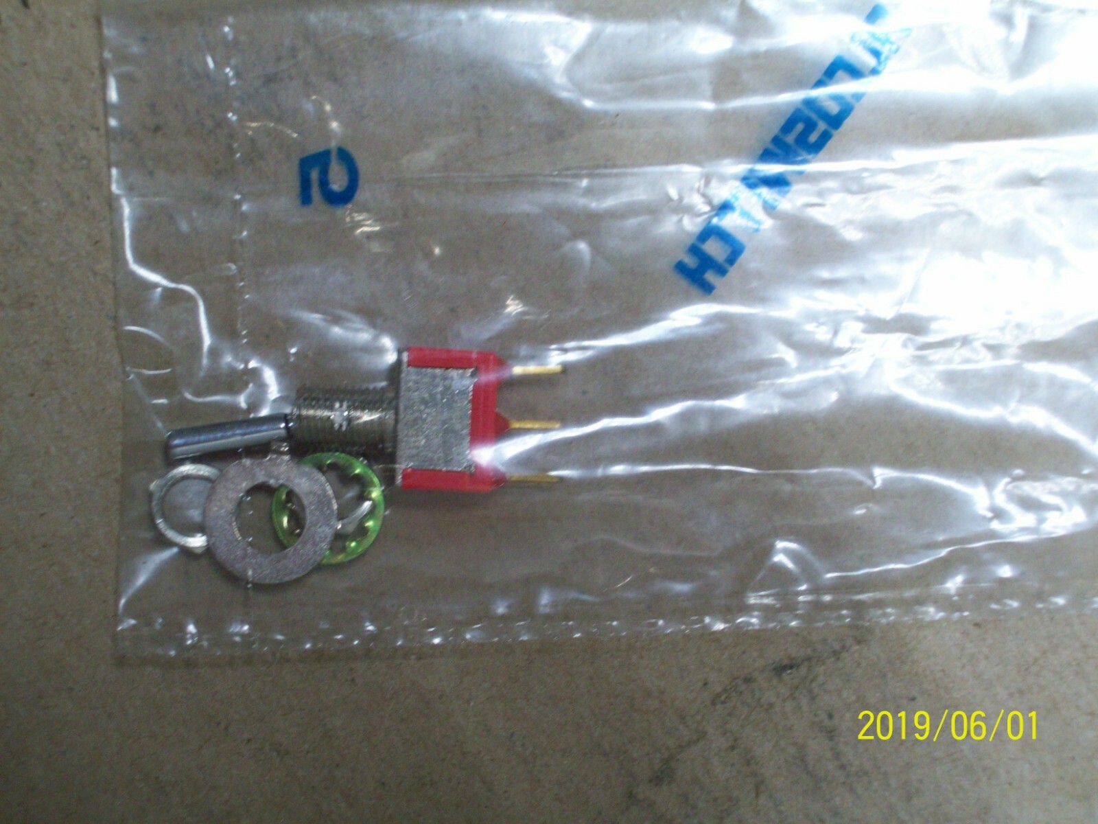 (2) ALCOSWITCH A101 Toogle Switch 0.4A A101P3YCB