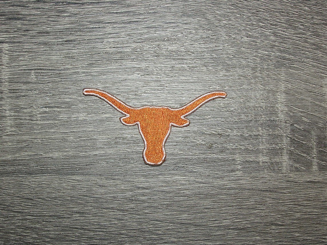 University of Texas Longhorns College Embroidered Iron On Patch 3" x 1.5"