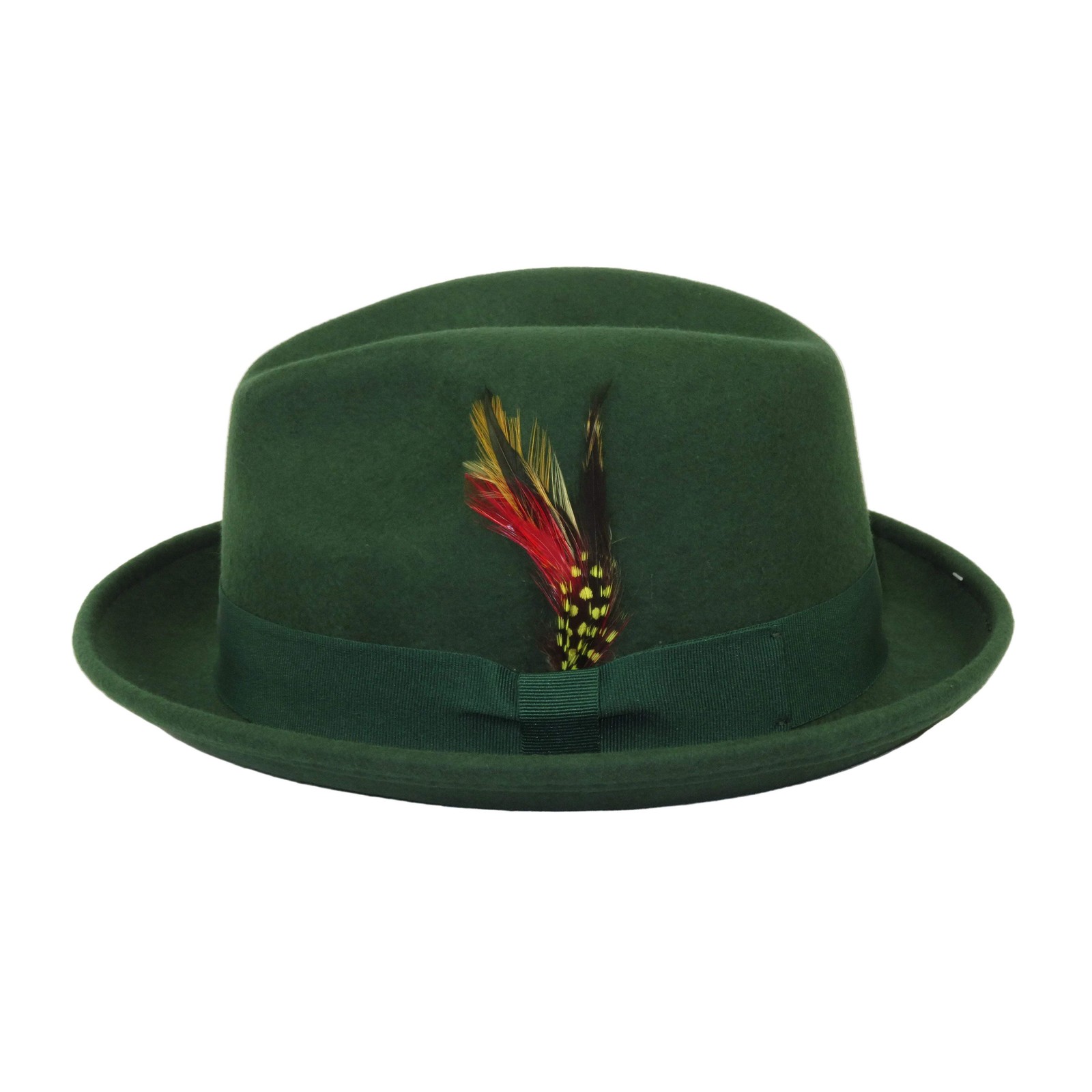 Men's Broner Wool Hat Classic Soft Fedora SCORSESE 73-787 Pine Green