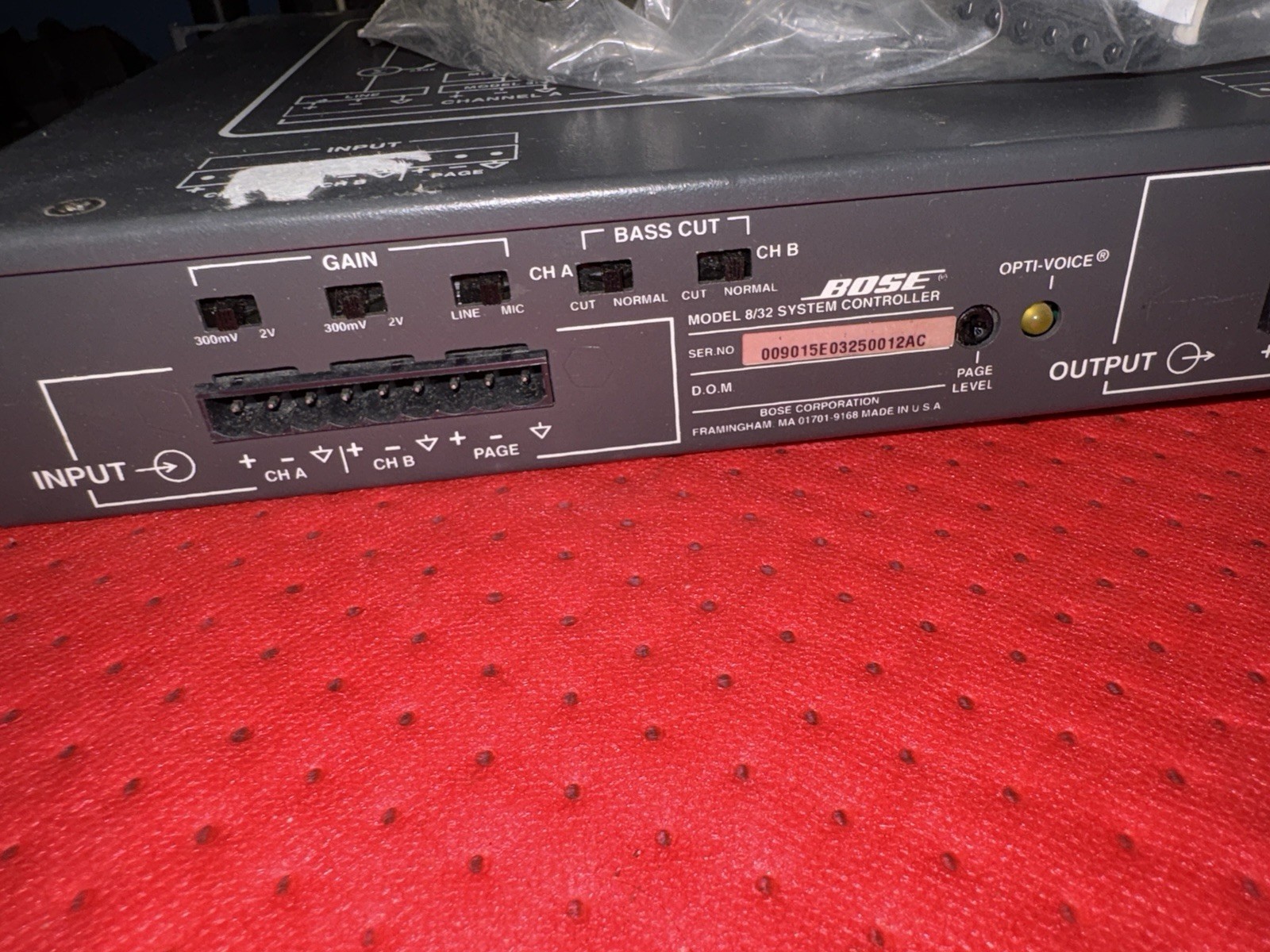 Bose FreeSpace Model 8/32 Rackmount System Controller W/ All Connectors
