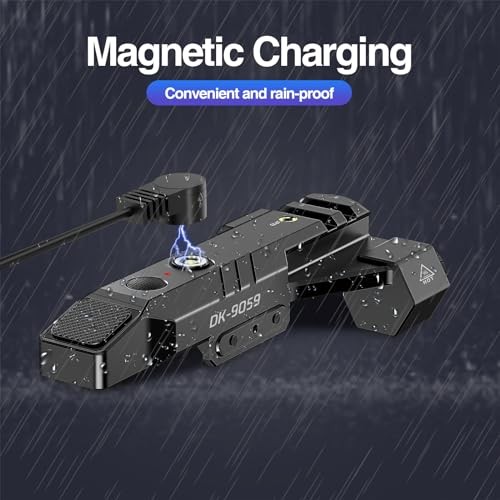 1450 Lumens Tactical Flashlight Green Laser Light Combo Rechargeable Picatinny R