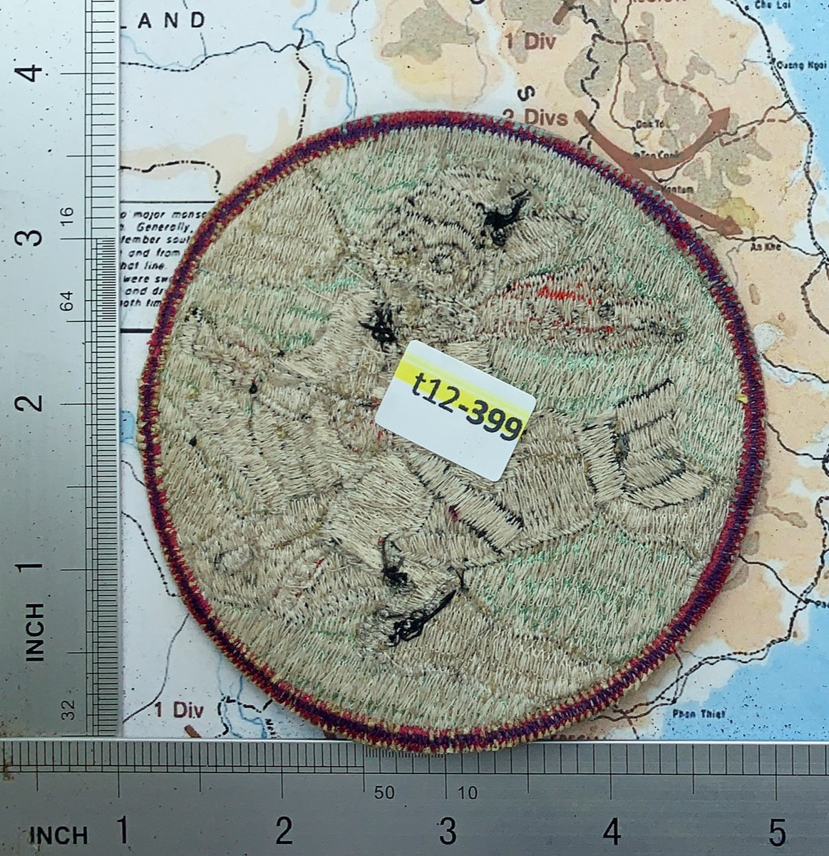 Patch , 444th Bombardment Squadron patch , t12-399