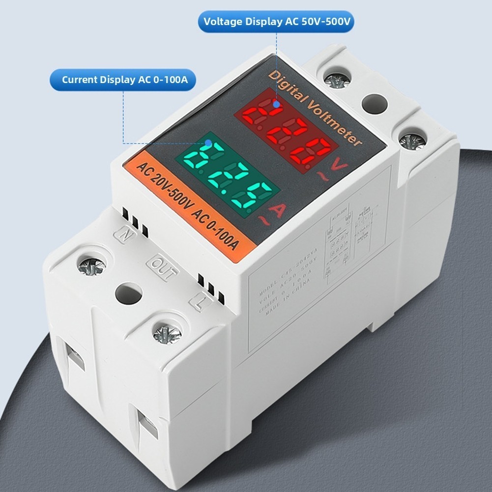 AC Voltage and for current Meter with Dual Display for Fast and Easy