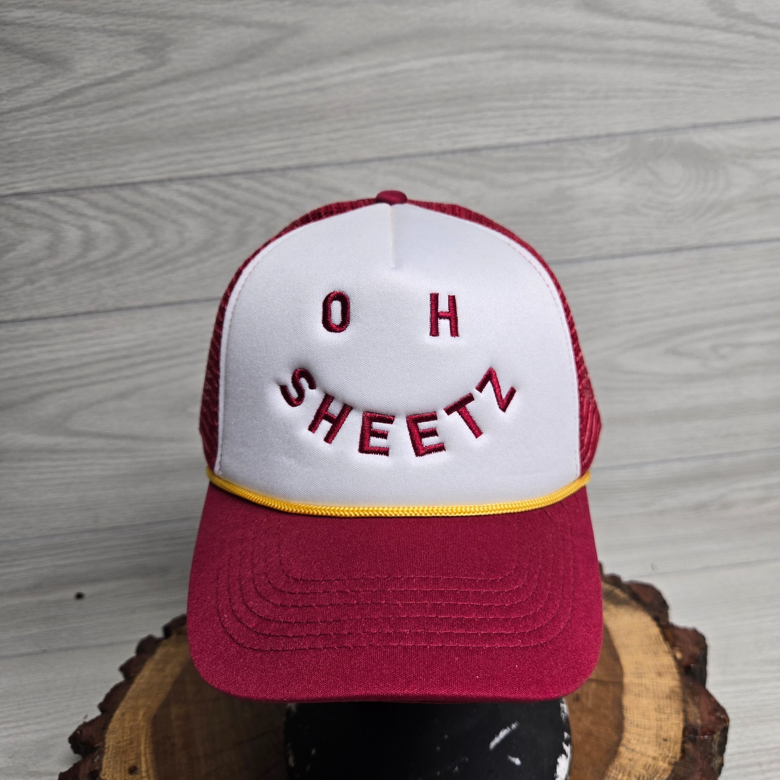 *NEW* "Oh Sheetz" Trucker Baseball Cap Hat Mesh Snapback Adult Adjustable *NEW*