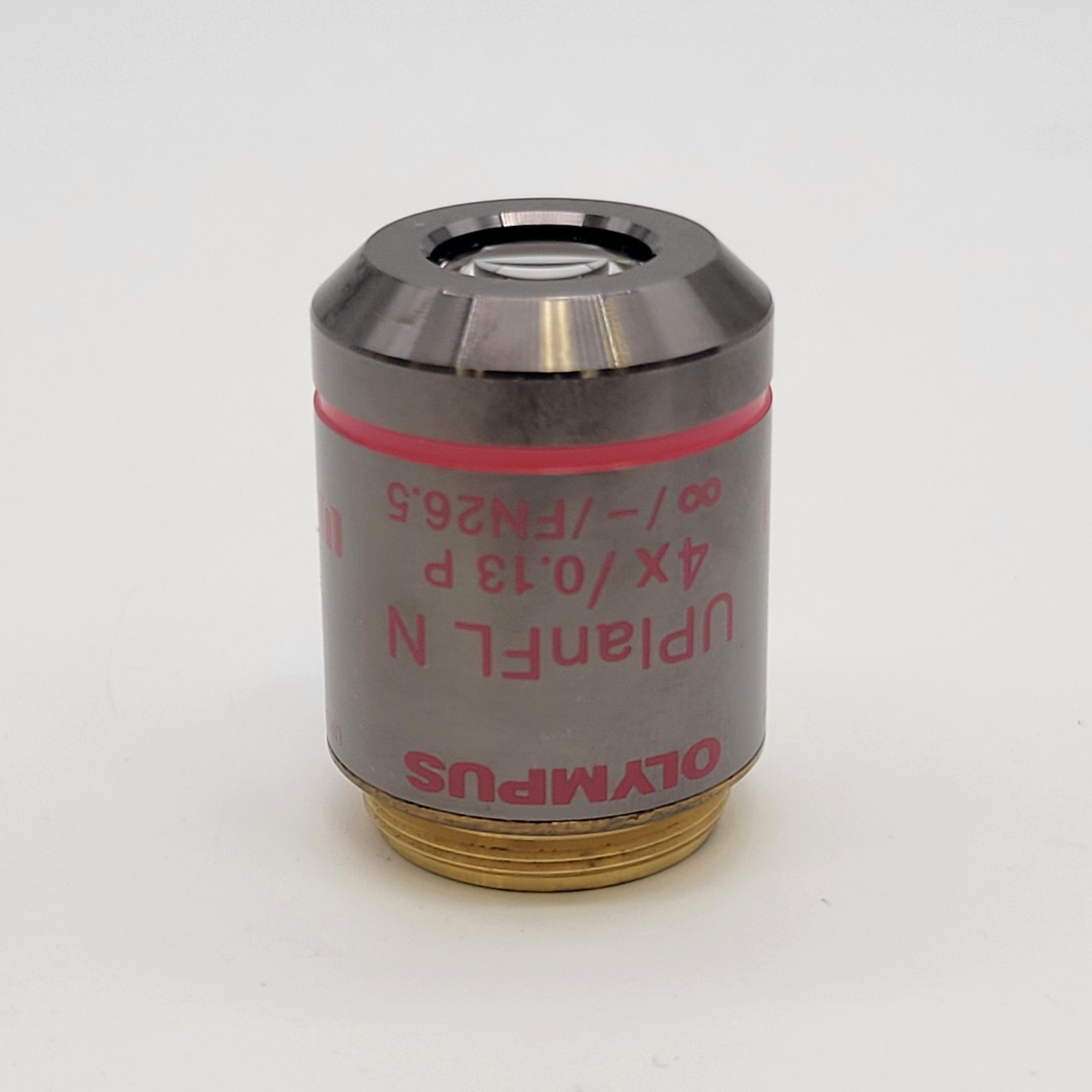 Olympus Microscope Objective UPlanFL N 4x P Pol